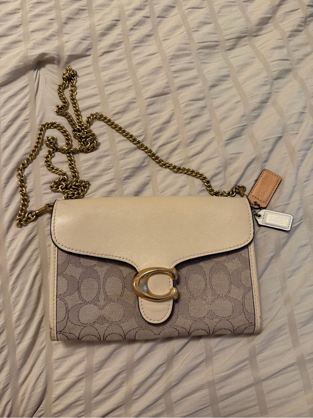 Coach Tabby Chain Clutch Crossbody